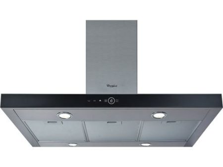 Exaustor para Ilha Whirlpool AKR 504 IX | 100x60 cm | 581 m³ h | 69 dB | B | Aço inoxidável on Sale