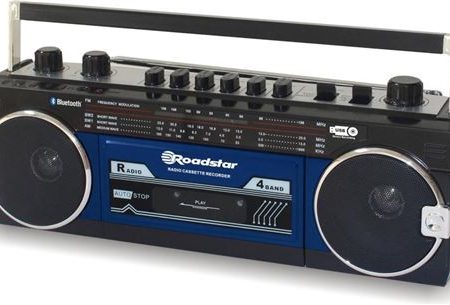 Rádio Portátil K7 Roadstar RCR-3025EBT BL Azul Supply