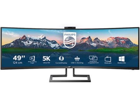 Monitor Curvo Philips SuperWide 499P9H 00 | 48,8   | 70 Hz | Dual QHD on Sale