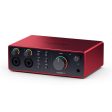 Placa de Som Focusrite Scarlett 4i4 4th Generation Fashion