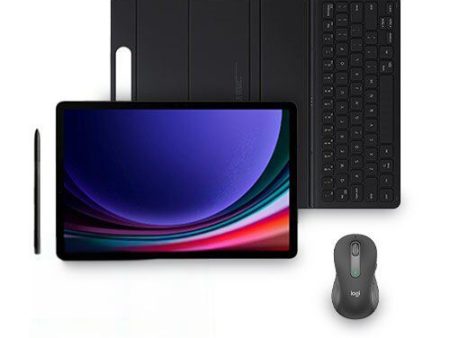 Pack Fnac Tablet Samsung Galaxy Tab S9 11  Wi-Fi - 256GB - Graphite + Capa Teclado Samsung + S Pen Samsung + Rato Wireless Logitech For Cheap