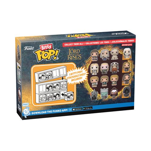 Funko Bitty Pop! Figura de Vinyl The Lord of the Rings: Witch King - Pack de 4 | Inclui Figura Mistério on Sale