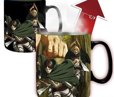 Caneca Muda de Cor Attack On Titan: Titan Eren Season 3 460ml - ABYstyle Discount