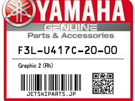 YAMAHA OEM GRAPHIC 2 (RH) New #F3L-U417C-20-00 #F3L-U417C-21-00 Online