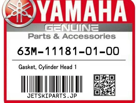 YAMAHA OEM GASKET, CYLINDER HEAD 1 New #63M-11181-00-00 #63M-11181-01-00 For Discount