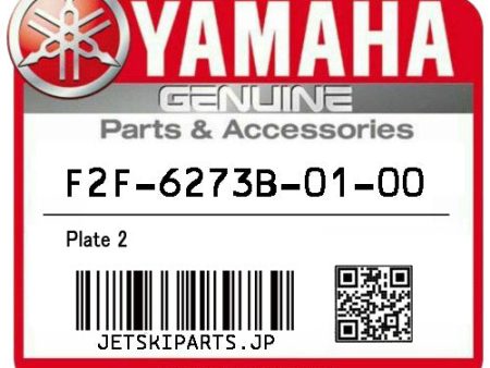 YAMAHA OEM PLATE 2 New #F2F-6273B-01-00 Cheap