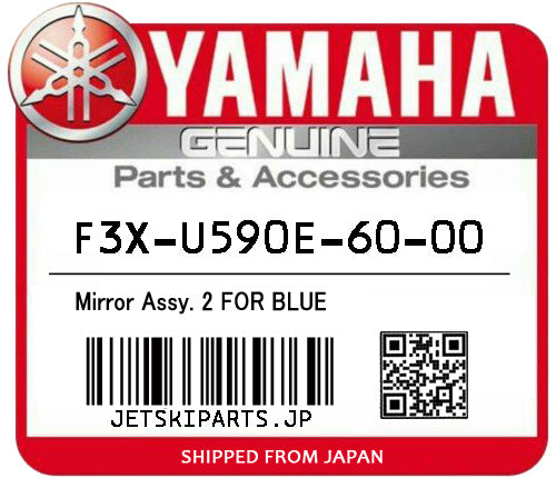 YAMAHA OEM MIRROR ASSY. 2 FOR BLUE New #F3X-U590E-60-00 Hot on Sale