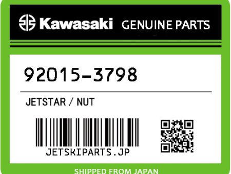 Kawasaki OEM NUT New #92015-3798 on Sale