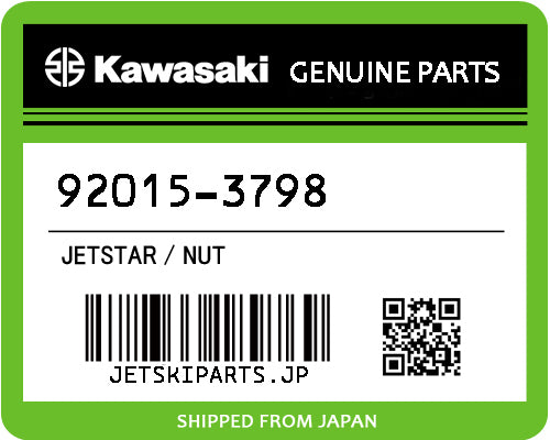 Kawasaki OEM NUT New #92015-3798 on Sale