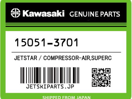 Kawasaki OEM COMPRESSOR-AIR,SUPERC New #15051-3701 Sale