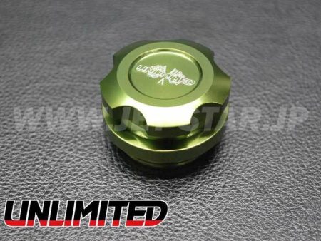 Aftermarket UNLIMITED BILLED OIL CAP UL043(GR) for 4-stroke Kawasaki Cam Cover Discount